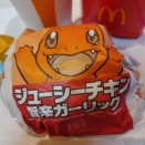 ポケモン夏マック ジューシーチキン 旨辛ガーリック＠マクドナルド
