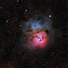 『投稿：BORG107FL＋1.4倍テレコンGRによるM20　2025/06/19』の画像