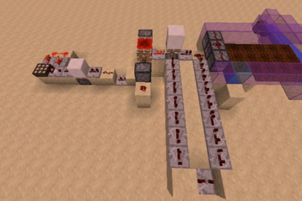 数日に一度動く回路 マイクラめも