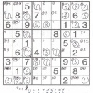 ５月２３日 中日･脳活 数独【中級】--その２(上級?)