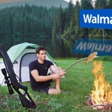『ウォルマートで買った商品だけでキャンプをしてみた』の画像