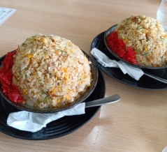 かねさく果樹園で甘い果物ゲットとか山内食堂でついに限定30食の半チャーハンいただく(2026.7)
