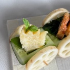 精霊牛車にお土産を乗せて♪  HARBSのケーキを一緒に食べて♪