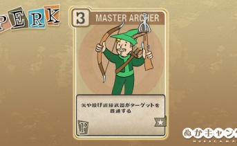 Fallout 76：Master Archer（Perception）