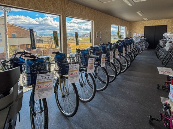 土室町につくってた「サイクルショップさとう」がリニューアルオープンしてる