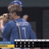 【vs.ソフトバンク】日ハム、3番手の鈴木健矢が栗原にタイムリーを浴びて勝ち越しを許す　松本剛の好守で4点目は阻止