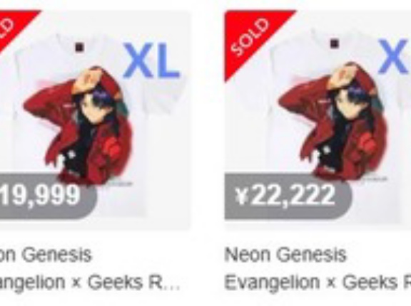GEEKS RULE NEON GENESIS EVANGELION × GEEKS RULE SILKSCREEN PRINTING T SHIRT "Misato""Asuka""Rei"