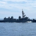 護衛艦いかづち　台湾海峡横断