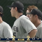 6月8日　巨人２－２ロッテ　9回二死土壇場から安田の起死回生の一発で追いつき延長戦へ、またも決着つかず2日連続引き分け