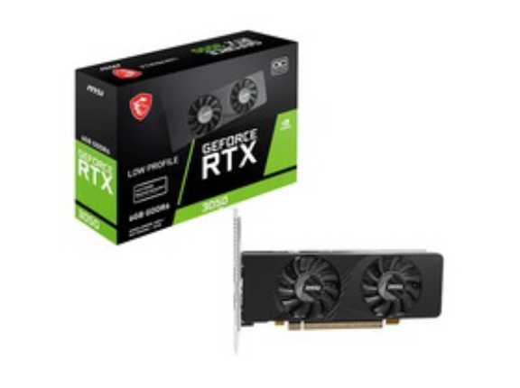 NVIDIA GeForce RTX 3050を搭載したロープロファイルモデル、MSI「GeForce RTX 3050 LP E 6G OC」が発売