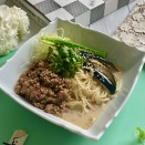 豆乳めんつゆで！なすと肉味噌のひやむぎ【PR】