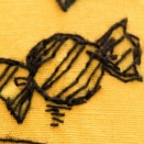 【ハロウィンキャンディーの刺繍】初心者さんにも簡単かわいい！