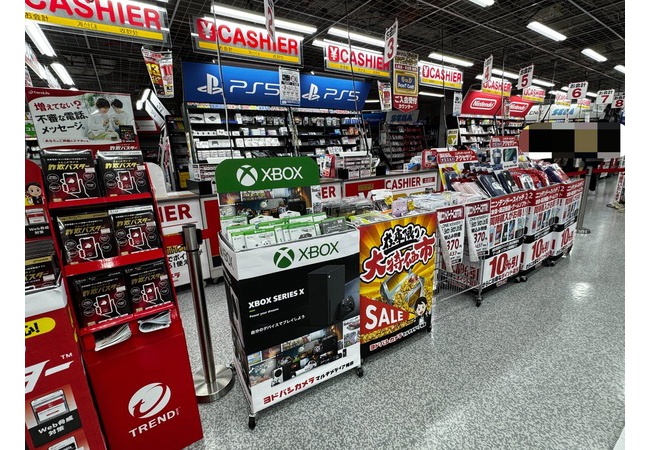 ヨドバシのXboxコーナー、ワゴンのみになってしまう