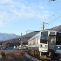 1月10日撮影　定番の飯田線を撮影