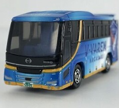 トミカでチーム名を覚える・・・Ｖ・ファーレン長崎チームバス