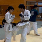 極真会館    田畑道場     山辺・大江・中山教室    師範代  長岡淳一 四段