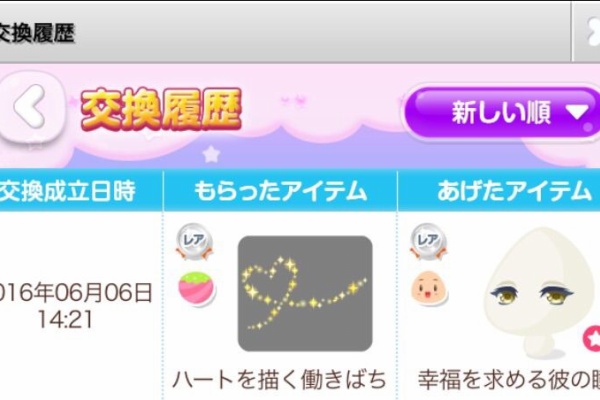 ポケコロ 微課金な日記 交換所