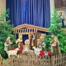 プレゼピオ、教会内の飼い葉桶