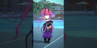 【ホロライブ】ヴィヴィ、TikTokで流行りの動画に挑戦！無音で「お尻ver.」を踊ってみた