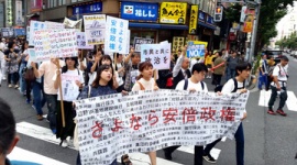 新SEALDs「安倍はやめろ」「独裁やめろ」「小池もやめろ」「前原を許さない」