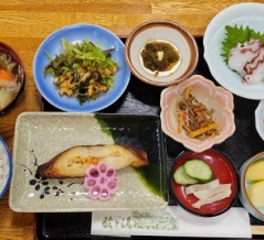 酸ヶ湯の夕食（湯治食）