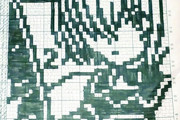 京急超溺愛女性が解いたイラストロジック作品