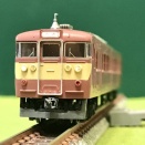 トミックス「415系・旧製品」の幌枠を銀色で塗ってみました。