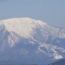 雪化粧の伊吹山が美しい荒神山907