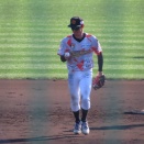 2月21日16点差で８回裏までで試合終了ヤクルト対宮崎(西都原)終盤です