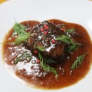 ハーブな牛ワイン煮込みとマカロニグラタン～