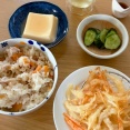 【シニアの暮らし】久々の炊き込みご飯🍚今日のおひとりさま食堂。。