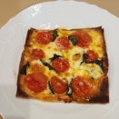 春巻きの皮でマルゲリータ