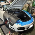 ポルシェ９８７　ケイマン　車検整備でご入庫です。