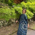 藍染の家紋ワンピースで旅へ