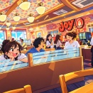 選べる４０日間フリーパスがあるのでジョイフルへ～
