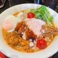 姫路　蒸し鶏の冷し担々麵♪《甚八》