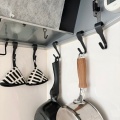 【シニアの暮らし】ＩＫＥＡフルタルプフックでキッチンは見せる収納に。。