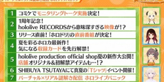 【ホロライブ】ホロアツ最新情報を大放出、実況感想まとめ『コミケでモニタリングトーク』『ホロメンプロデュースTシャツ』『バーチャル×リアル謎解き配信、ホロライブパニック』