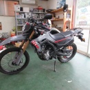 ＣＲＦ２５０Ｌ　フェンダーレスキット取付
