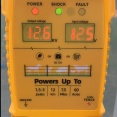 電気柵を設置した