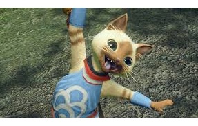 『モンハン』アイルーが配膳ロボットになって登場！！　コレはカワイイ！！のか……？