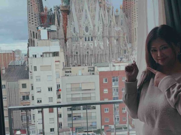 サグラダファミリアの前のホテル　セルコテルロセヨン