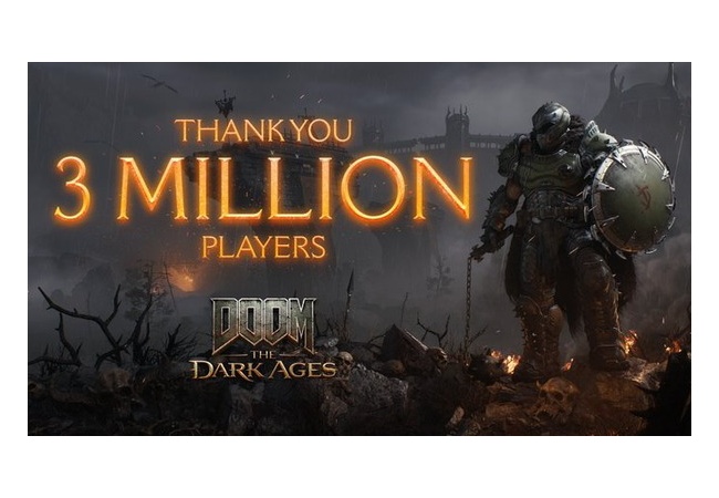 「DOOM The Dark Ages」歴代最速で300万プレイヤーを突破！前作から7倍のメガヒット！