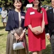 小野田紀美経済安保相が春の園遊会に出席  華やかなドレス姿が話題に
