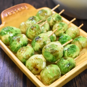 食べやすい♪芽キャベツのオイスターソース焼き