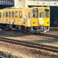 今年のしんちゃん列車はイエロー！