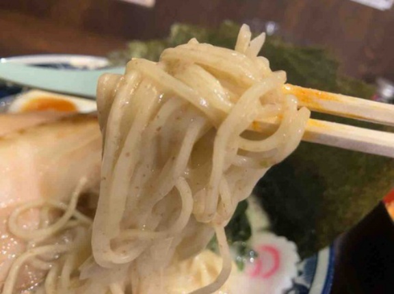 麺が変わったんだね　麺屋 武士道 船橋店
