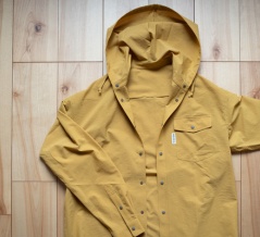 シャツっぽいソフトシェル [RIDGE MOUNTAIN GEAR Hooded Long Sleeve Shirt]