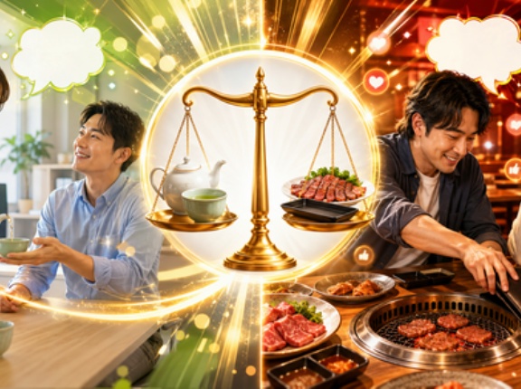 【9.4万いいね】「女が入れるお茶は旨い」→「男が奢る焼肉は旨い」で返してしまうｗｗｗｗ