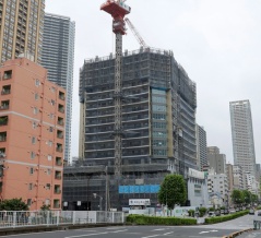 地上48階「セントラルガーデン月島 ザ タワー」の建設状況！勝どき駅と月島駅が利用可能な分譲タワマン（2026.9.19）